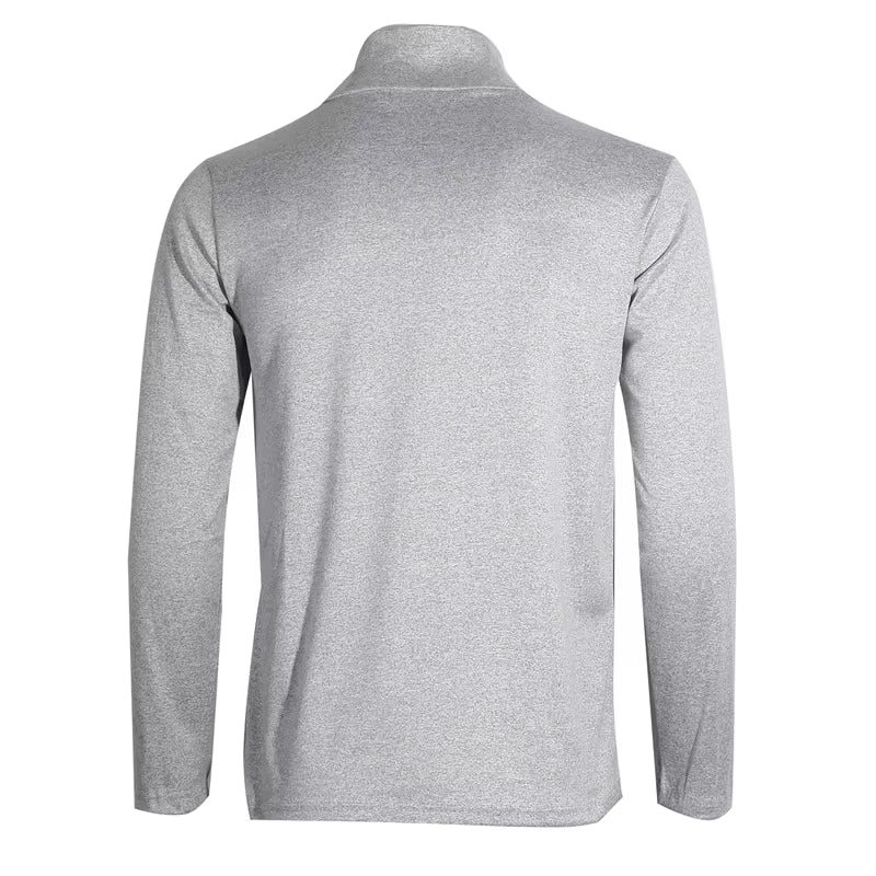 Fashion Men'S Casual Slim Fit Basic Turtleneck High Collar Pullover Male Autumn Spring Thin Tops Basic Bottoming Plain T-Shirt